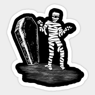 Mummy, Halloween design Sticker